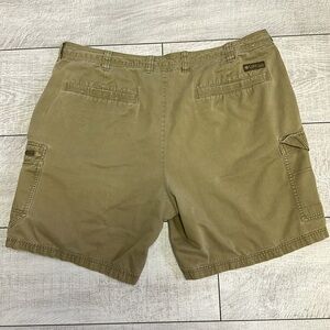 Columbia Mens Shorts Khaki Cargo